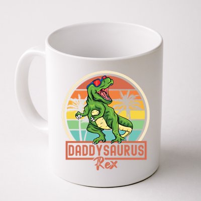 Daddysaurus Rex T Rex Dinosaur Daddy Saurus Family Matching Gift Coffee Mug