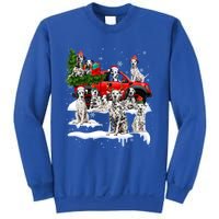 Dalmatian Red Truck Christmas Tree Santa Ugly Xmas Cute Gift Sweatshirt