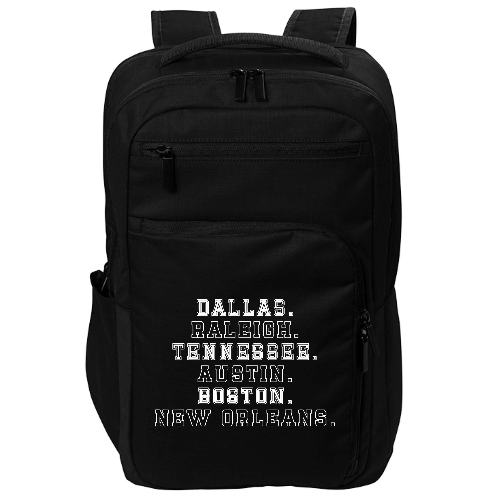 Dallas Raleigh Tennessee Austin Boston New Orleans Impact Tech Backpack