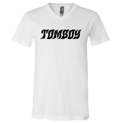 Destiny Rogers Tom Raglan Baseball V-Neck T-Shirt