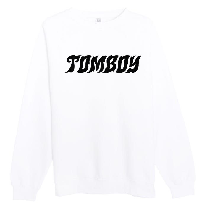 Destiny Rogers Tom Raglan Baseball Premium Crewneck Sweatshirt