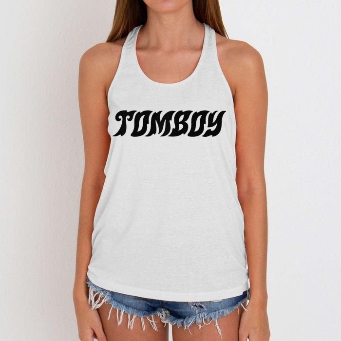 Destiny Rogers Tom Raglan Baseball Women's Knotted Racerback Tank