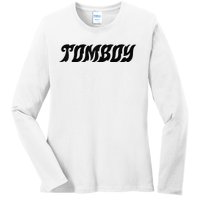 Destiny Rogers Tom Raglan Baseball Ladies Long Sleeve Shirt