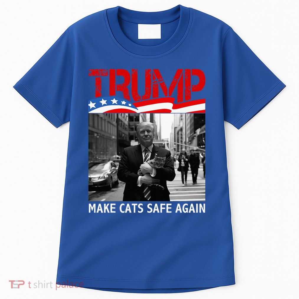 Democratic Republican Trump Make Cats Safe Again Harris Tall T-Shirt