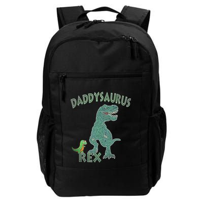 Daddysaurus Rex Tyrannosaurus Dino Dad Funny Gift Backpack