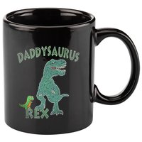 Daddysaurus Rex Tyrannosaurus Dino Dad Funny Gift 11oz C Handle Ceramic Mug