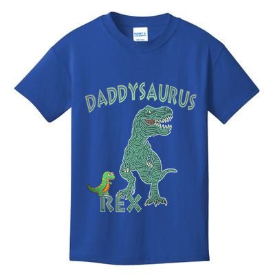 Daddysaurus Rex Tyrannosaurus Dino Dad Funny Gift Kids T-Shirt
