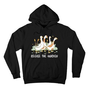 Ducks Release The Quacken Cute Duck Hoodie