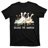 Ducks Release The Quacken Cute Duck T-Shirt