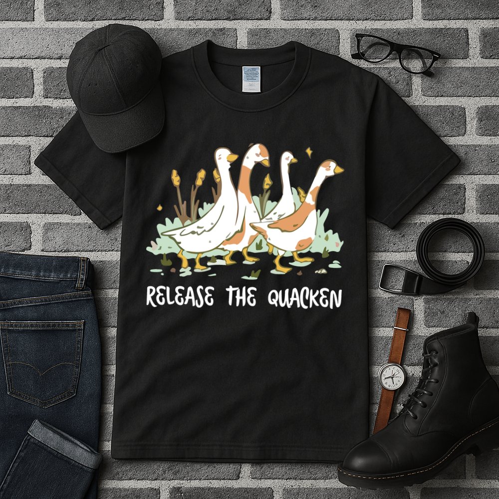 Ducks Release The Quacken Cute Duck Tall T-Shirt