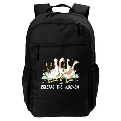 Ducks Release The Quacken Cute Duck Daily Commute Backpack
