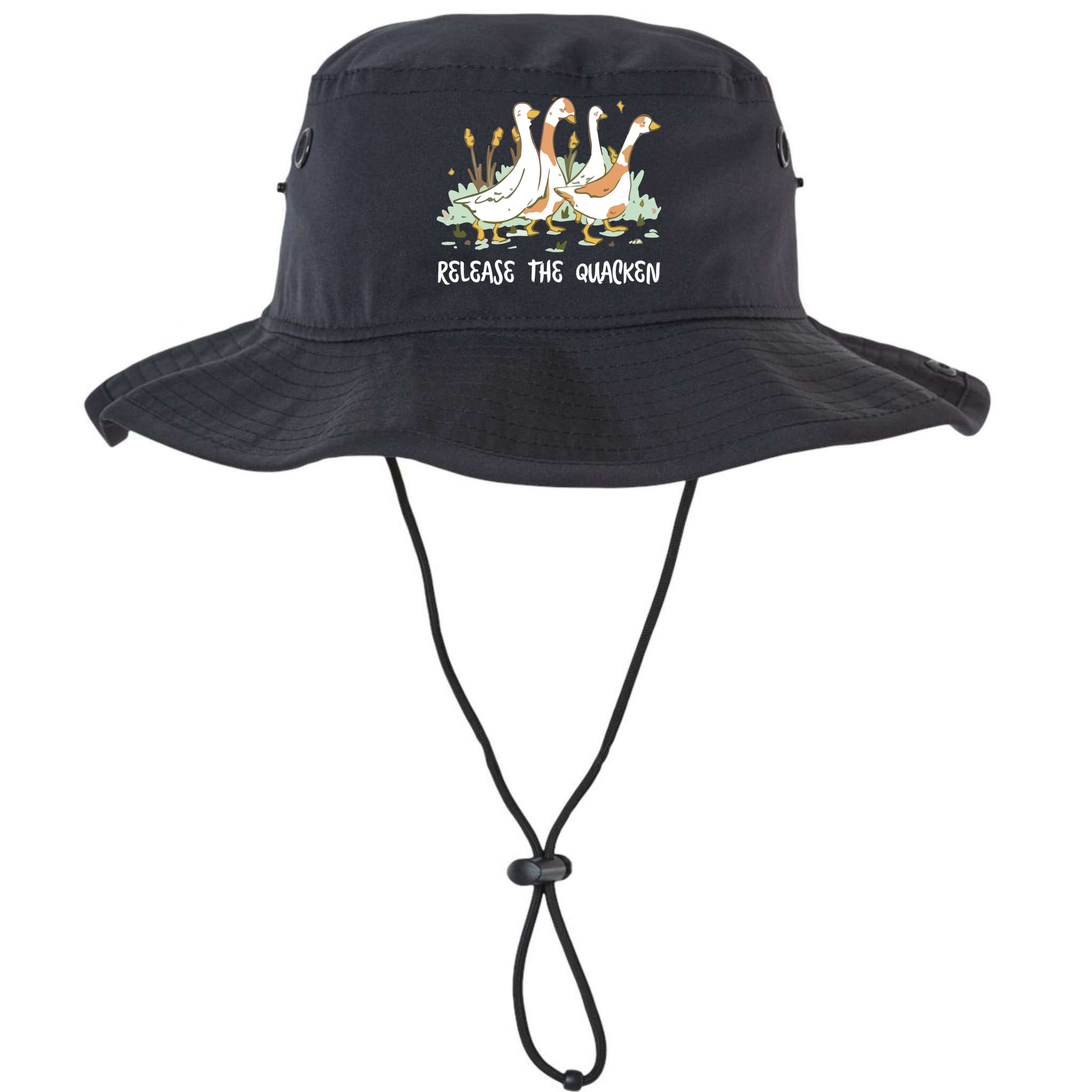 Ducks Release The Quacken Cute Duck Bucket Hat