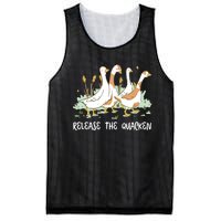 Ducks Release The Quacken Cute Duck Mesh Reversible Basketball Jersey Tank