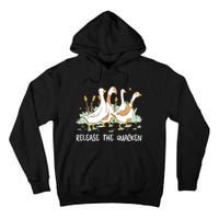 Ducks Release The Quacken Cute Duck Tall Hoodie