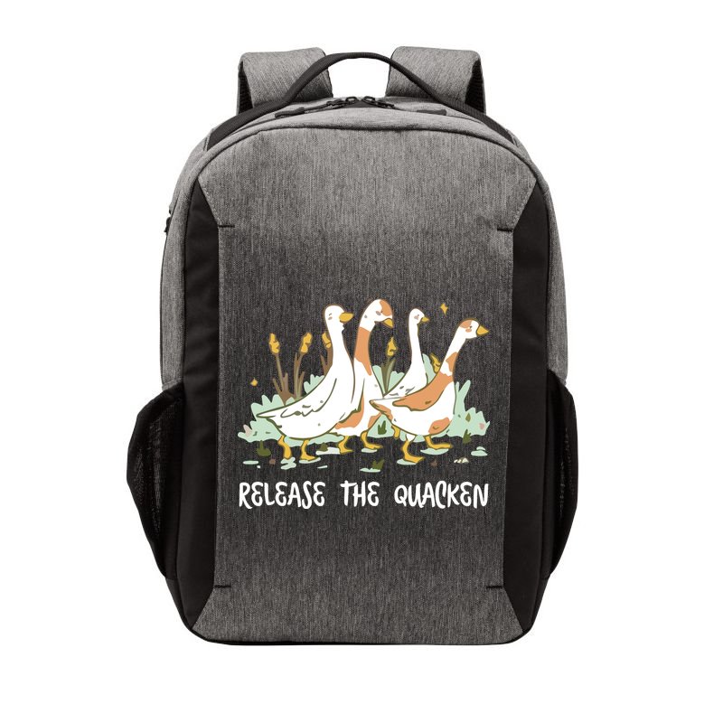 Ducks Release The Quacken Cute Duck Vector Backpack