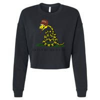 Dont Read To Me Cropped Pullover Crew