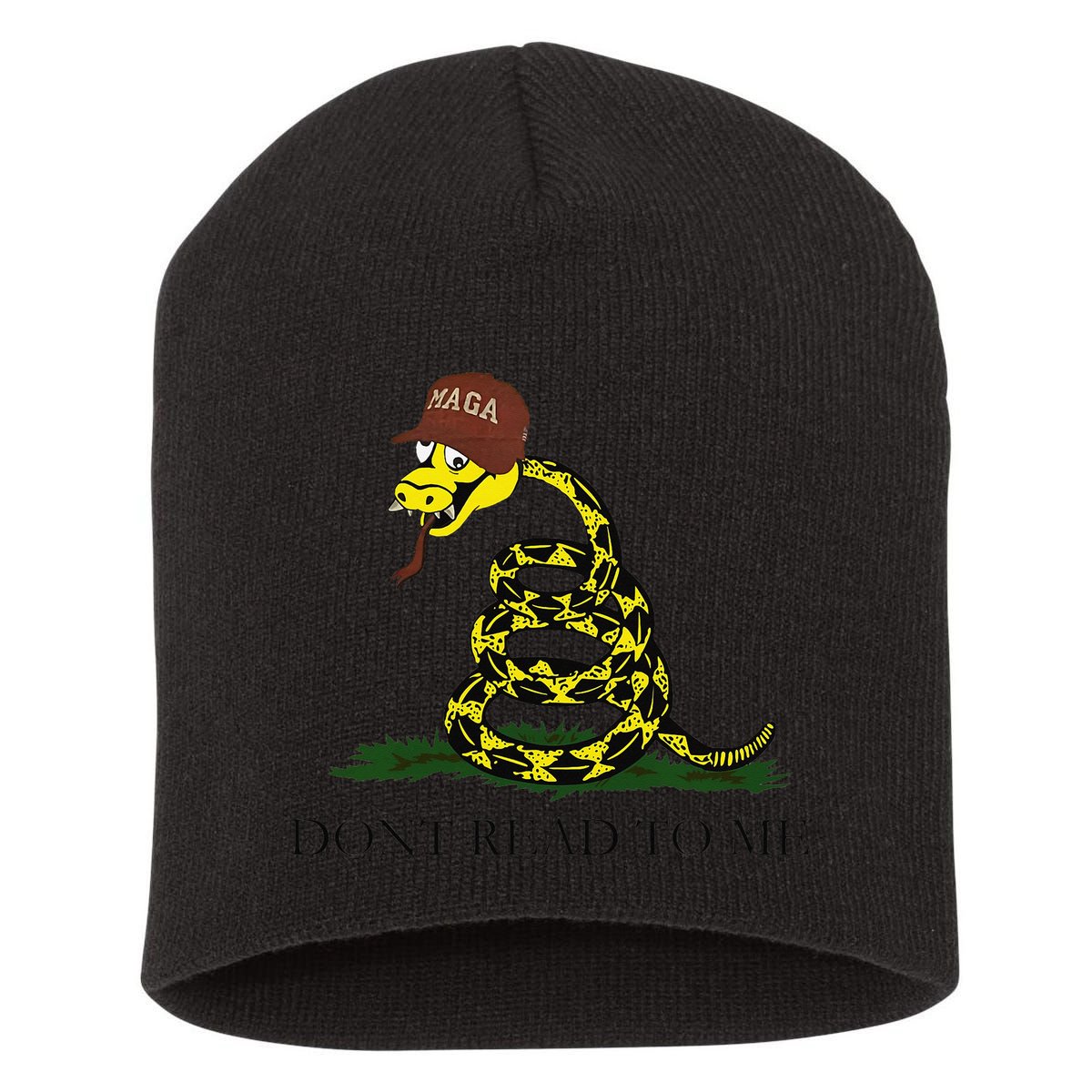 Dont Read To Me Short Acrylic Beanie