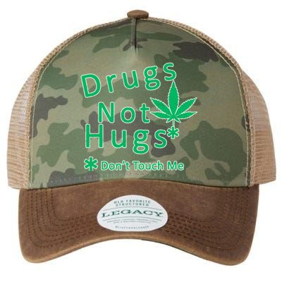 Drugs Not Hugs Don't Touch Me Legacy Tie Dye Trucker Hat