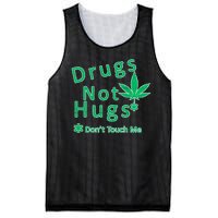 Drugs Not Hugs Don't Touch Me Mesh Reversible Basketball Jersey Tank