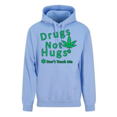 Drugs Not Hugs Don't Touch Me Unisex Surf Hoodie