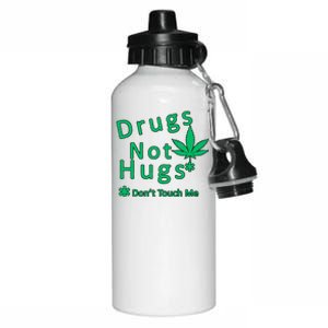 Drugs Not Hugs Don't Touch Me Aluminum Water Bottle