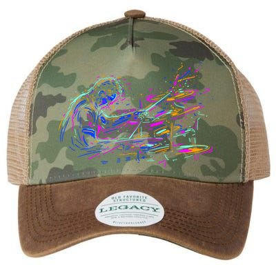 Drummer Abstract Legacy Tie Dye Trucker Hat