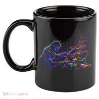 Drummer Abstract 11oz C Handle Ceramic Mug