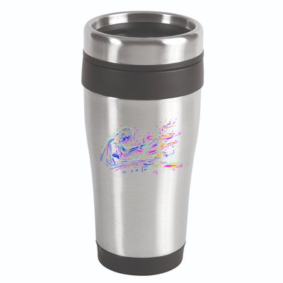 Drummer Abstract 16oz Travel Tumbler