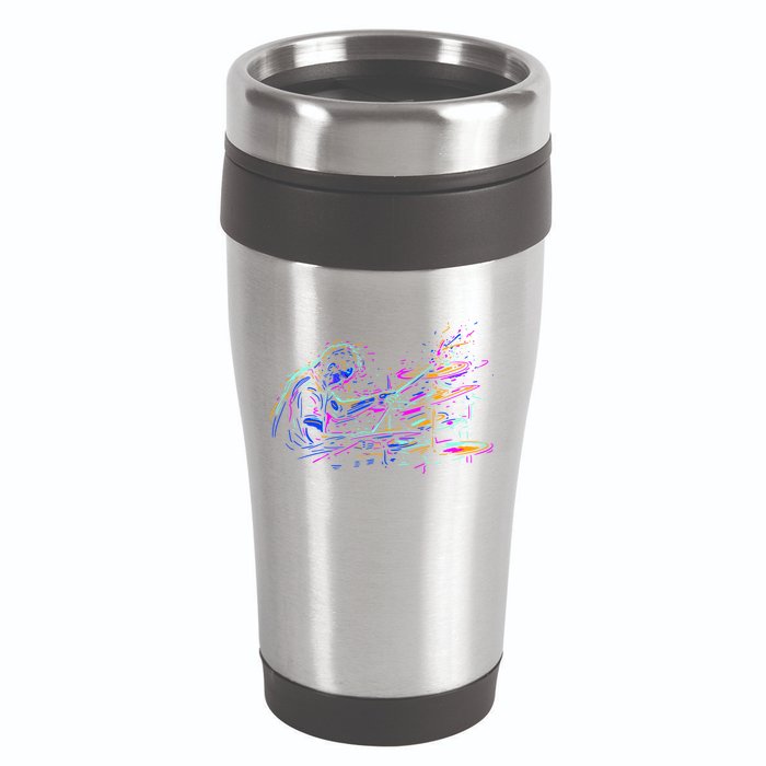 Drummer Abstract 16oz Travel Tumbler