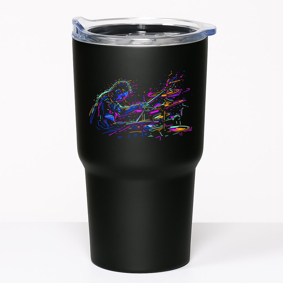Drummer Abstract Tumbler
