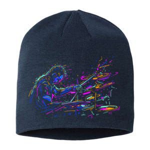 Drummer Abstract Sustainable Beanie