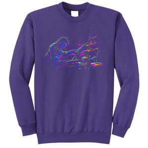 Drummer Abstract Sweatshirt