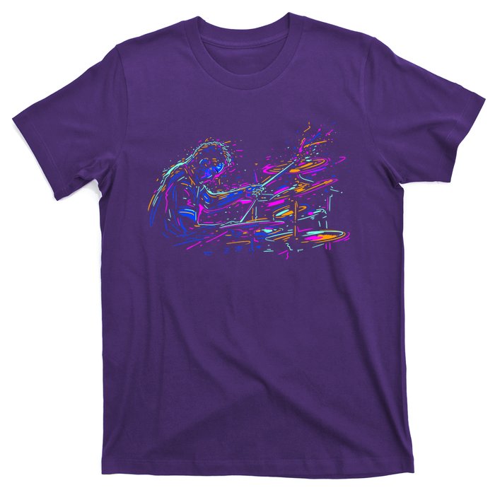 Drummer Abstract T-Shirt