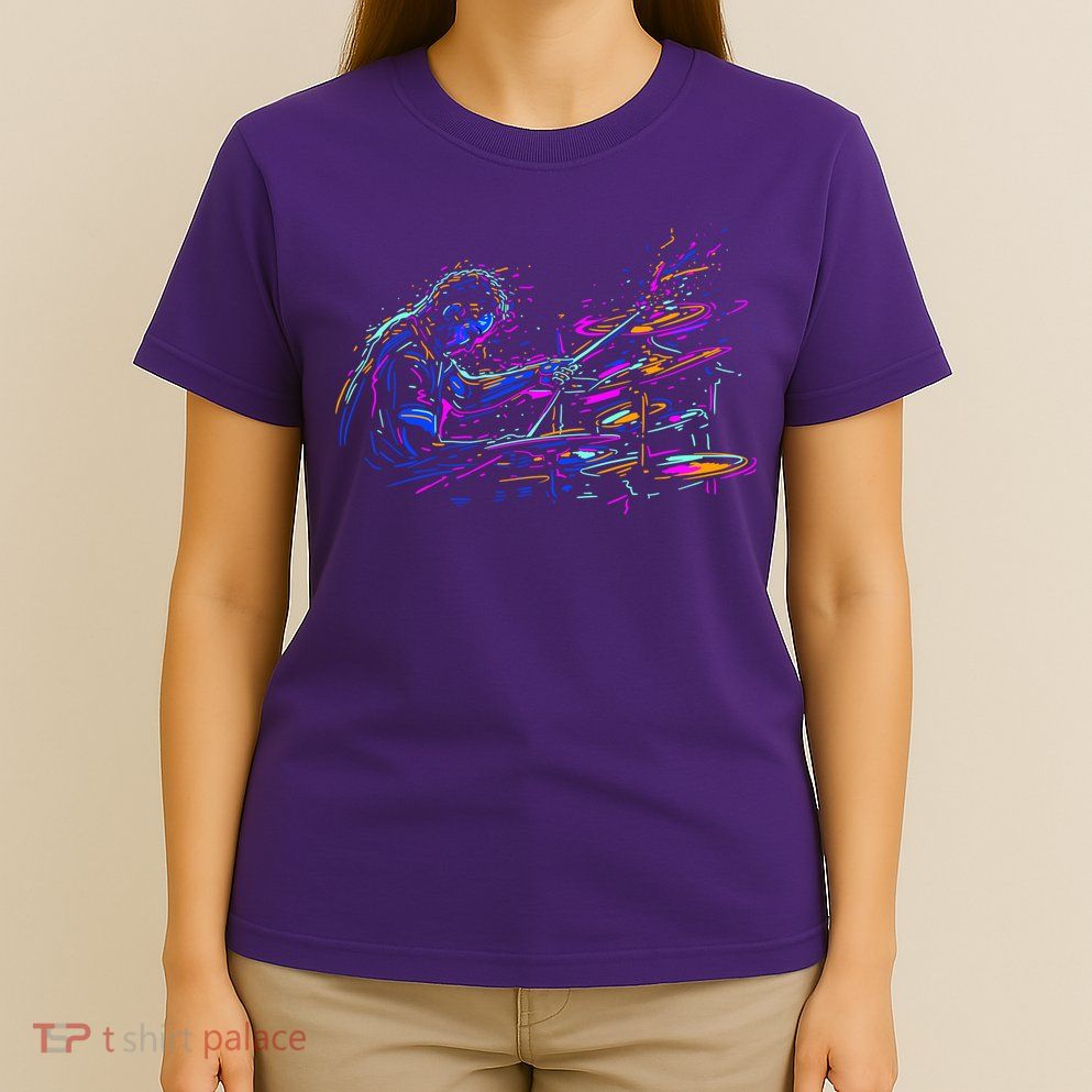 Drummer Abstract T-Shirt