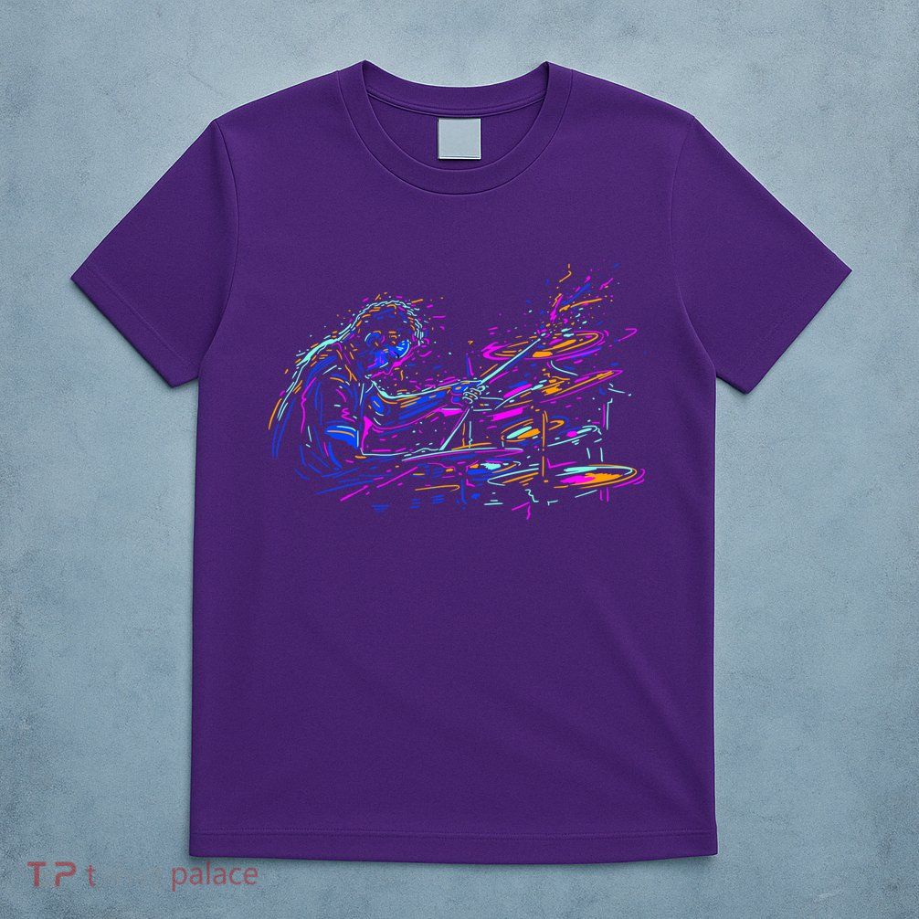 Drummer Abstract T-Shirt