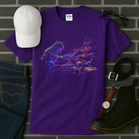 Drummer Abstract Tall T-Shirt