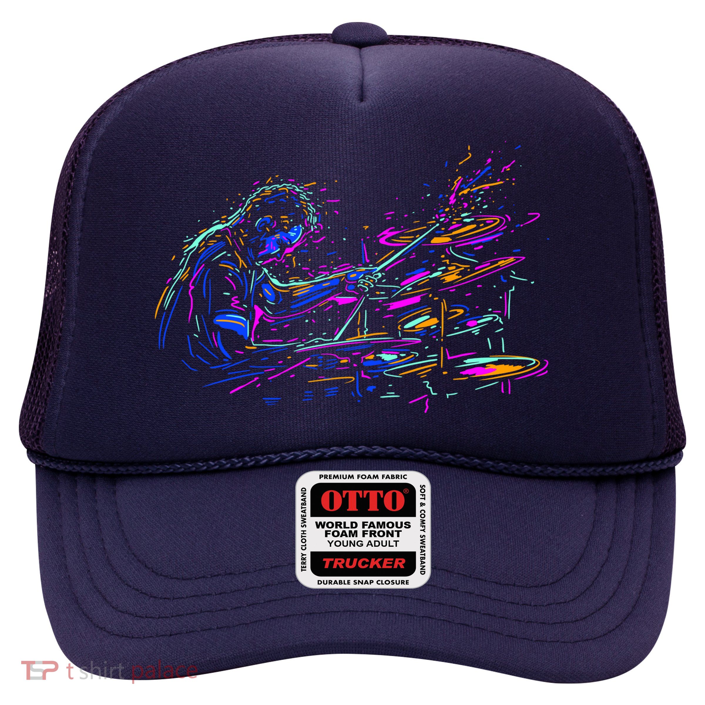 Drummer Abstract Trucker Hat