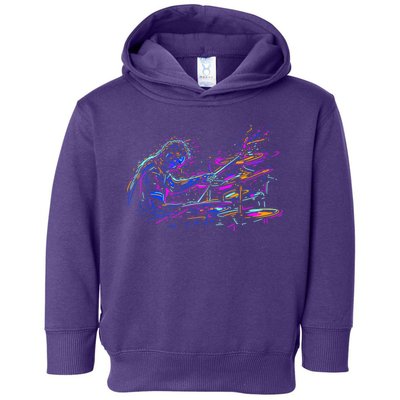 Drummer Abstract Toddler Hoodie