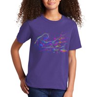 Drummer Abstract Kids T-Shirt