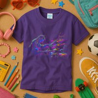 Drummer Abstract Kids T-Shirt