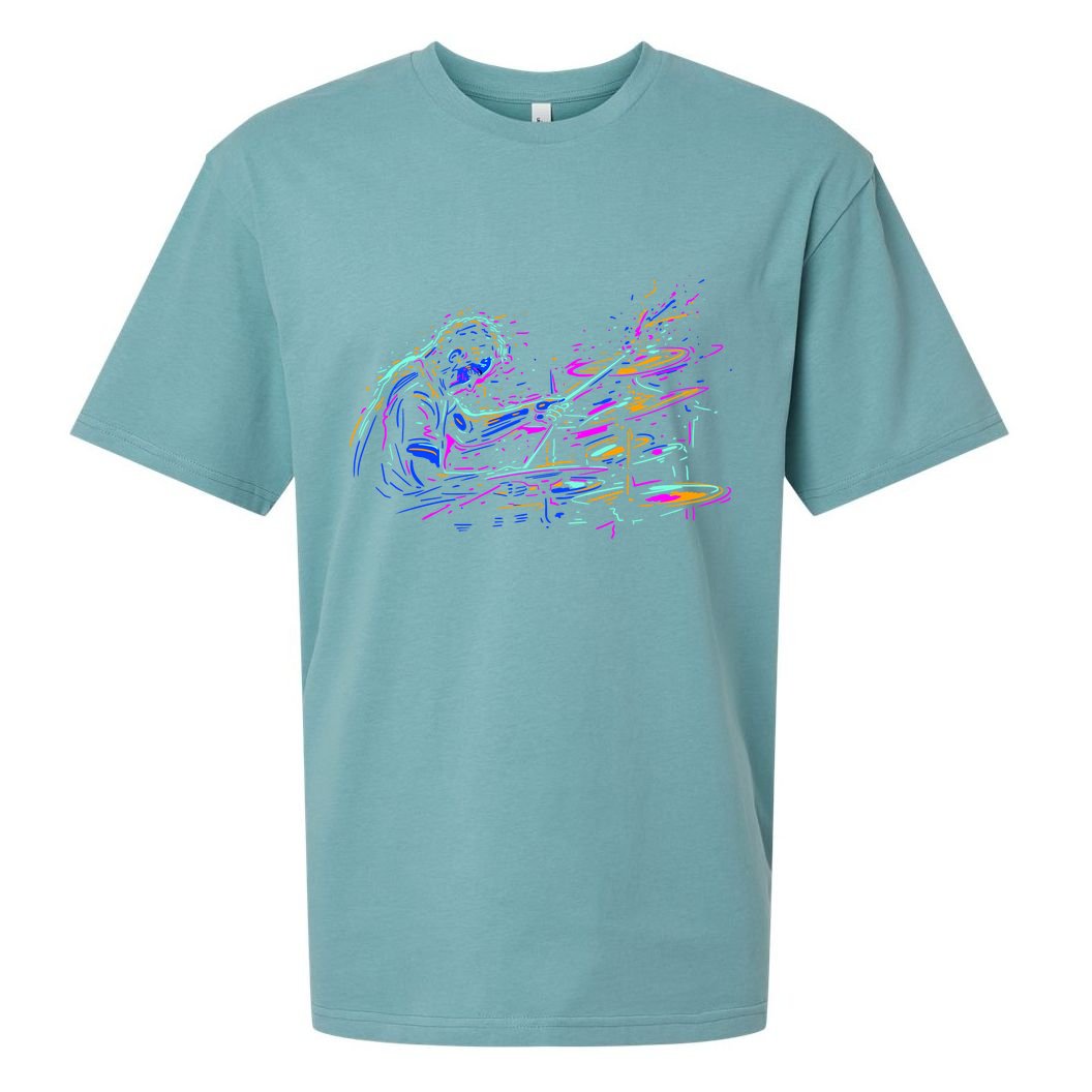 Drummer Abstract Sueded Cloud Jersey T-Shirt
