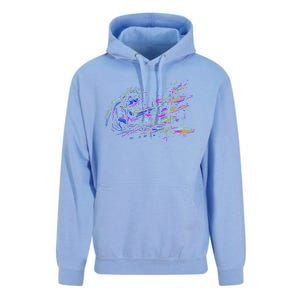 Drummer Abstract Unisex Surf Hoodie