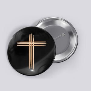 Drumsticks Cross Button