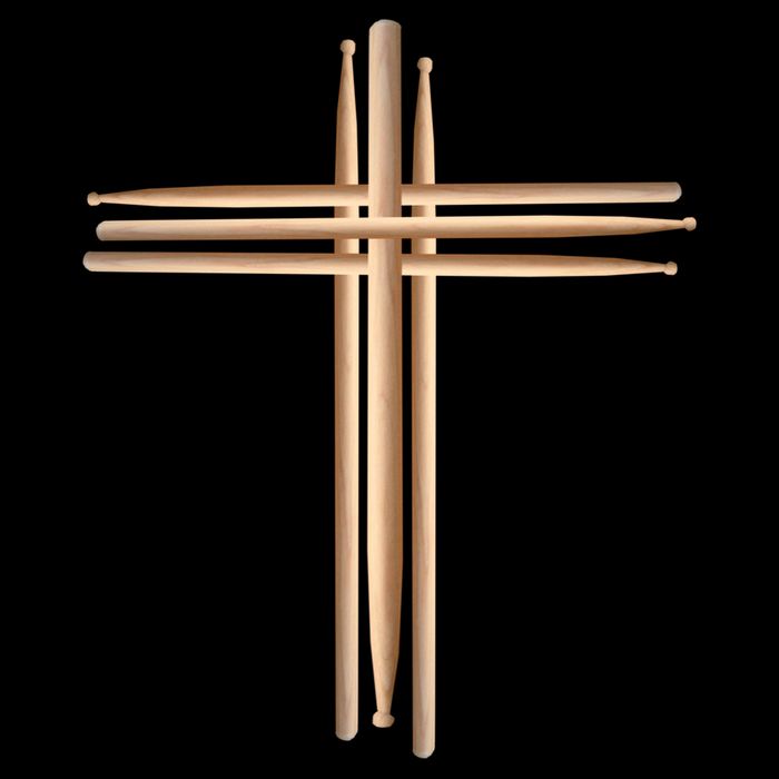 Drumsticks Cross Mug