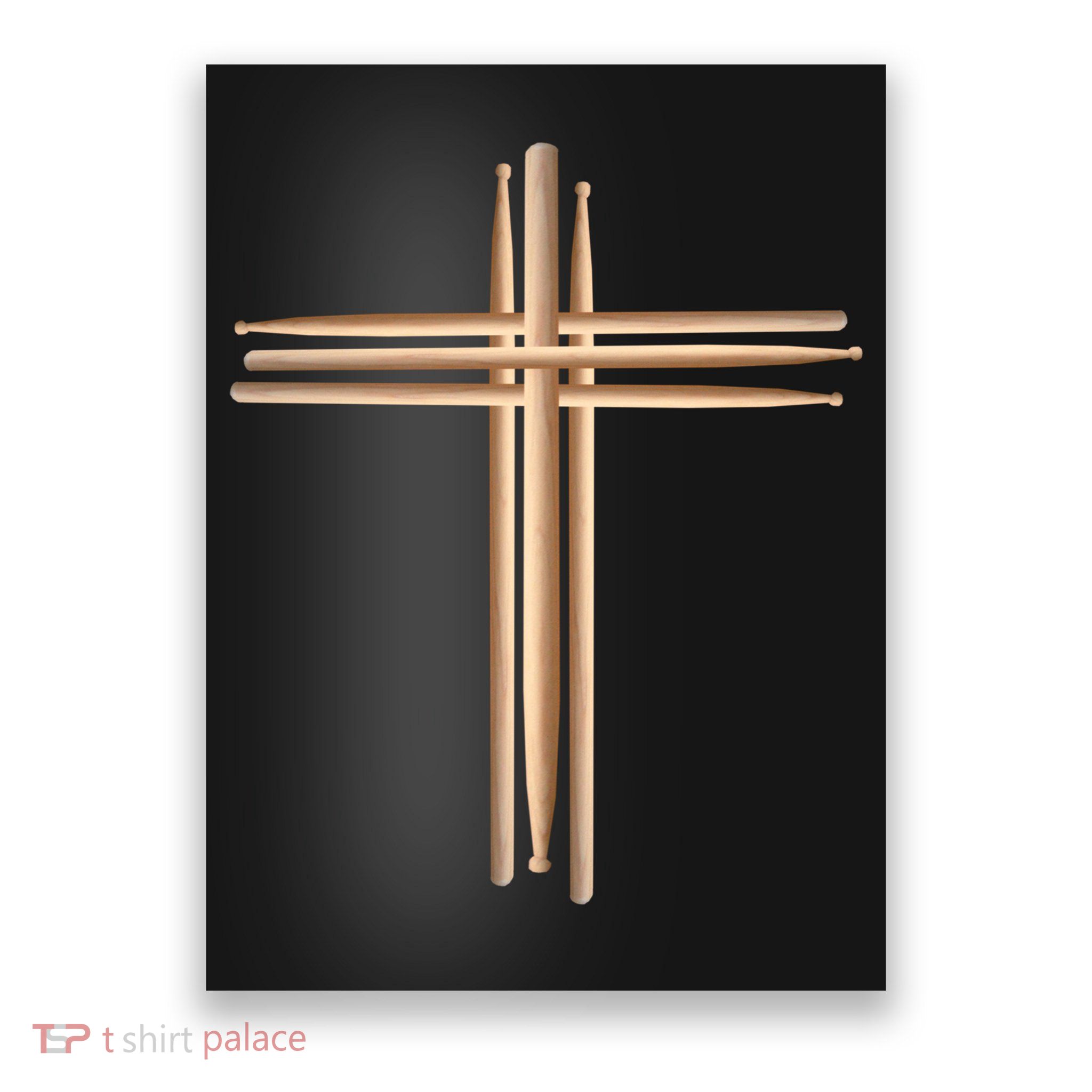 Drumsticks Cross Poster