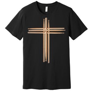 Drumsticks Cross Premium T-Shirt