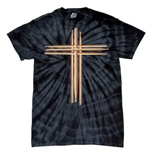 Drumsticks Cross Tie-Dye T-Shirt