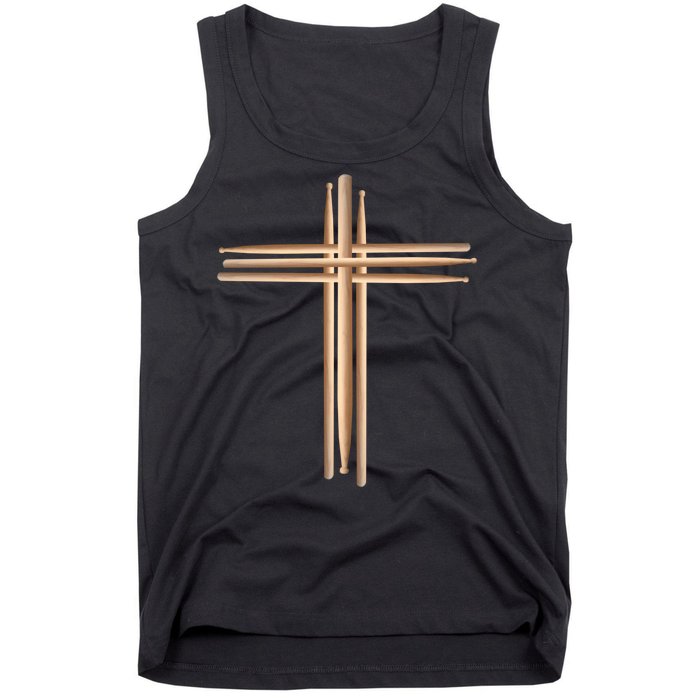 Drumsticks Cross Tank Top