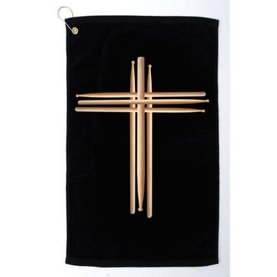 Drumsticks Cross Golf Towel