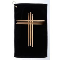 Drumsticks Cross Golf Towel